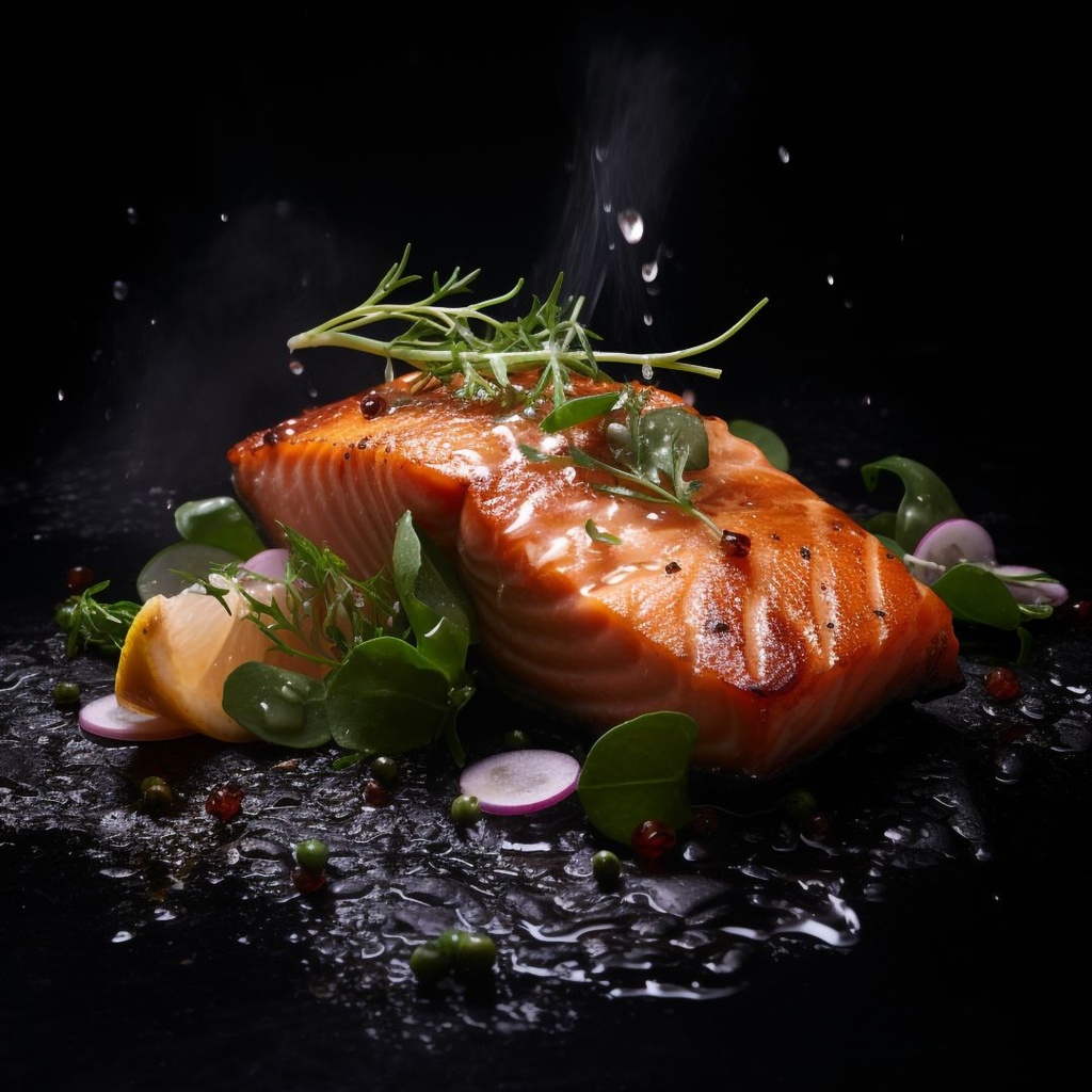 [NOEL2021222] H - SAUMON FUMÉ CHAUD/MI CUIT POIVRE. 4 paquets de 200g