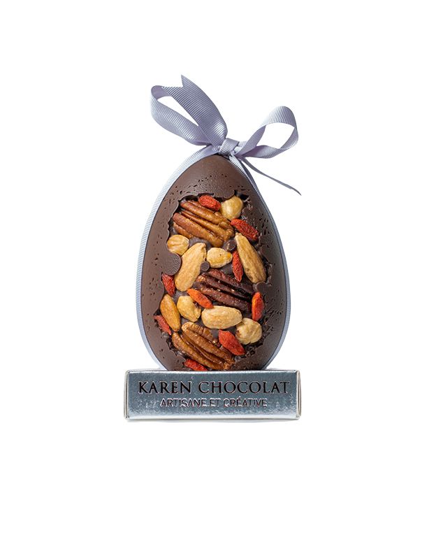 [220316_4319] Les œufs - Karen chocolat (Oeufs pralinés - lait  135 g)